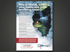 O2Tube | Full Page Color Ad in Trade Magazine | Batavia IL